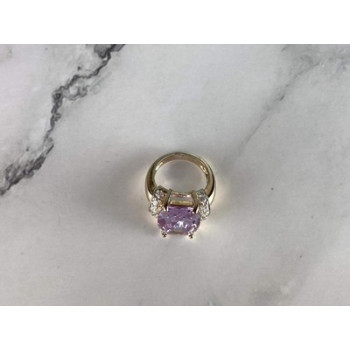 925 Sterling Silver CZ Ring Size 5.5