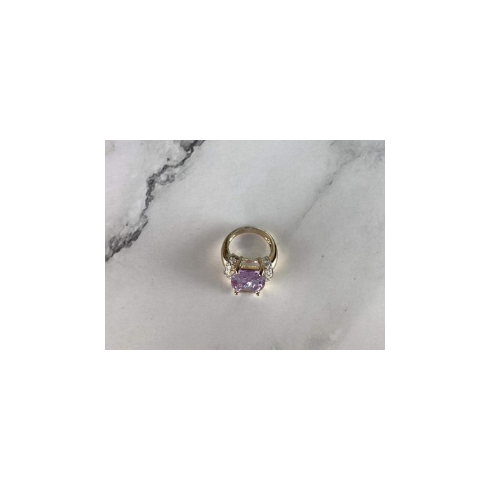 925 Sterling Silver CZ Ring Size 5.5
