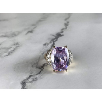 925 Sterling Silver CZ Ring Size 5.5