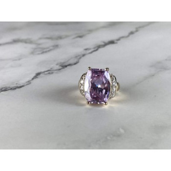 925 Sterling Silver CZ Ring Size 5.5