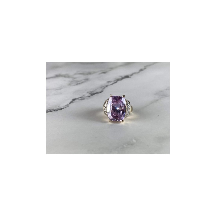 925 Sterling Silver CZ Ring Size 5.5