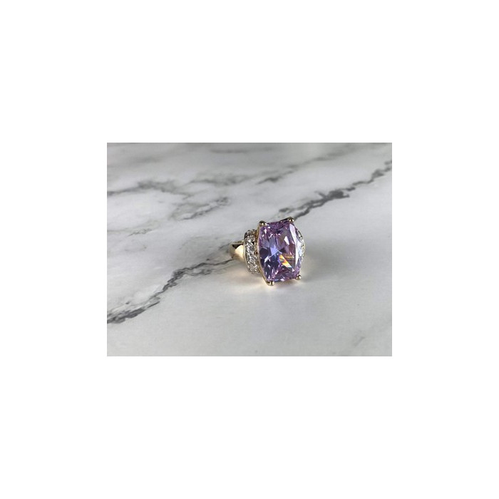 925 Sterling Silver CZ Ring Size 5.5