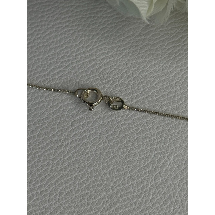 925 Sterling Silver Amethyst Flower Necklace Length 20 Inch