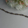 925 Sterling Silver Amethyst Bracelet Length 7.5