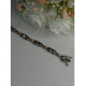 925 Sterling Silver Amethyst Bracelet Length 7.5