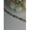 925 Sterling Silver Jade Bracelet Length 7.5
