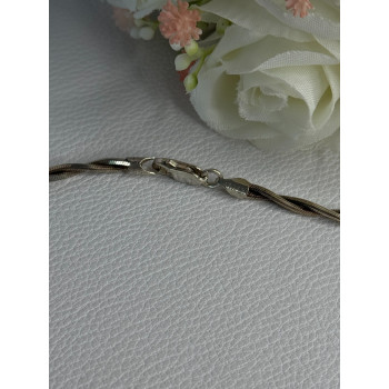 925 Sterling Silver Italy Fas Necklace Length 18 Inch