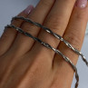 925 Sterling Silver Italy Fas Necklace Length 18 Inch