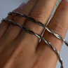 925 Sterling Silver Italy Fas Necklace Length 18 Inch