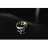 925 Sterling Silver Almandine Ring Size 6.5