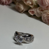 925 Sterling Silver CZ Ring Size 6.5