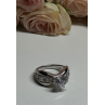 925 Sterling Silver CZ Ring Size 6.5