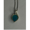 925 Sterling Silver Larimar Necklace Length 18 Inch