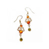 925 Sterling Silver Amber Earrings