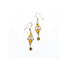 925 Sterling Silver Amber Earrings