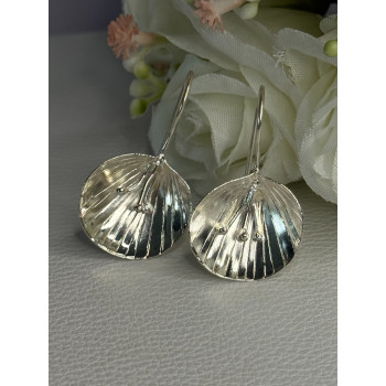 925 Sterling Silver Earrings Length 1.30 Inch