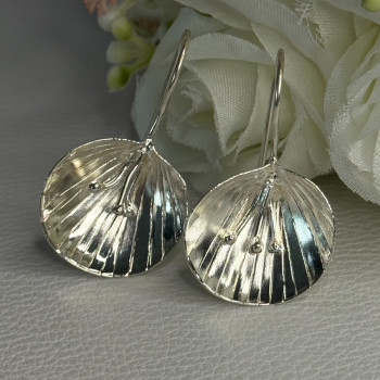 925 Sterling Silver Earrings Length 1.30 Inch