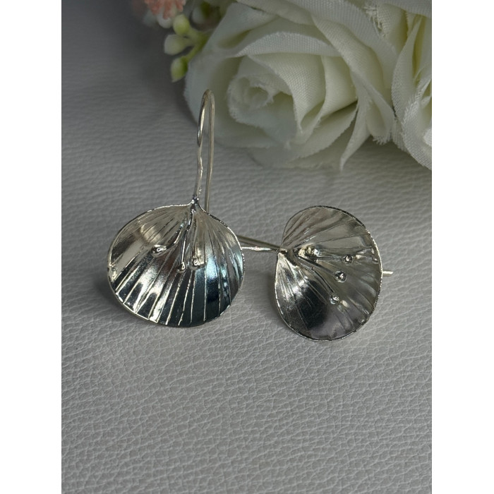 925 Sterling Silver Earrings Length 1.30 Inch