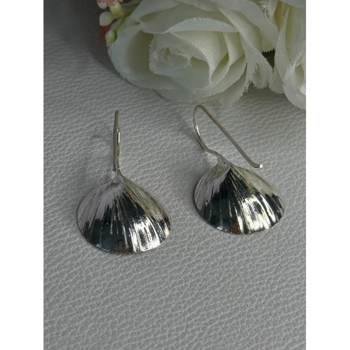 925 Sterling Silver Earrings Length 1.30 Inch