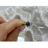 925 Sterling Silver Star Sapphire Ring Size 5.5