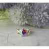 925 Sterling Silver Mystic CZ Ring Size 7.25