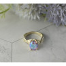 925 Sterling Silver Mystic CZ Ring Size 7.25