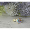 925 Sterling Silver Mystic CZ Ring Size 7.25