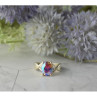 925 Sterling Silver Mystic CZ Ring Size 7.25
