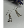 925 Sterling Silver Cats Earrings