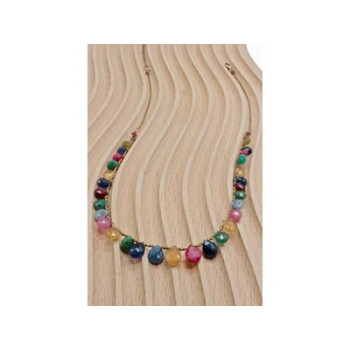 925 Sterling Silver Gold Plated Agates 