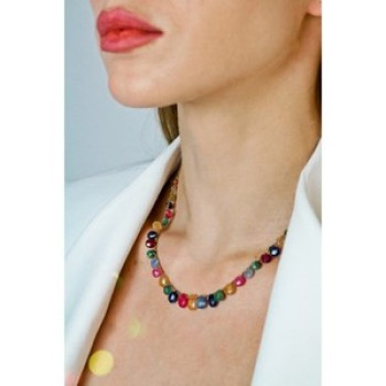 925 Sterling Silver Gold Plated Agates 