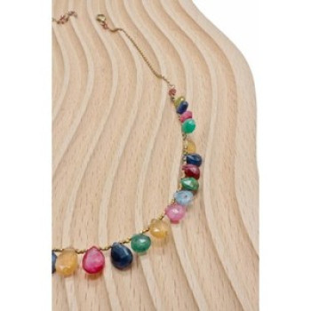 925 Sterling Silver Gold Plated Agates 