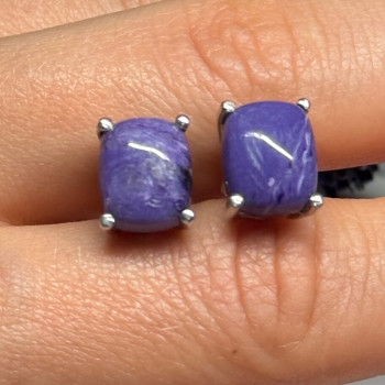 925 Sterling Silver Agate Earrings