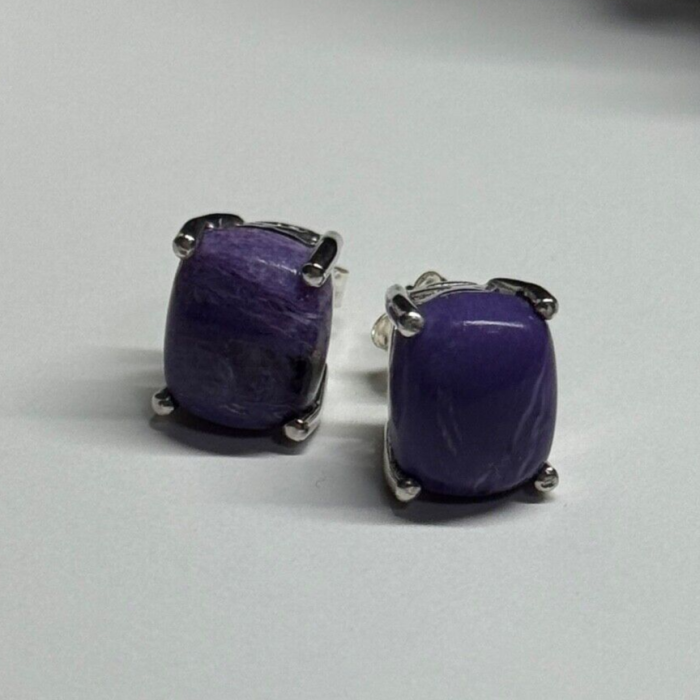 925 Sterling Silver Agate Earrings