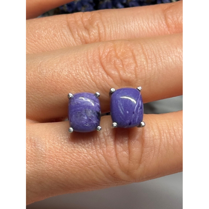 925 Sterling Silver Agate Earrings