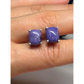 925 Sterling Silver Agate Earrings