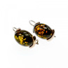 925 Sterling Silver Amber 
