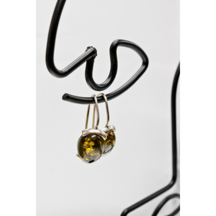925 Sterling Silver Amber 