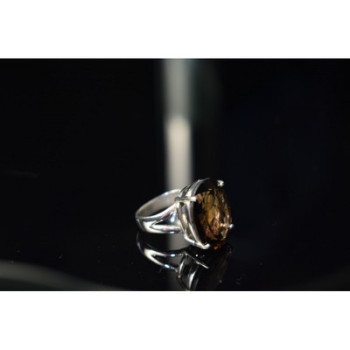 925 Sterling Silver Hessonite Ring Size 6.5