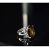 925 Sterling Silver Hessonite Ring Size 6.5