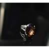 925 Sterling Silver Hessonite Ring Size 6.5