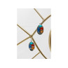 925 Sterling Silver Multicolor Jasper Earrings