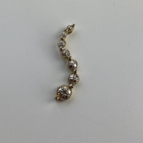 925 Sterling Silver Diamond Pendant