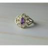 925 Sterling Silver Amethyst 