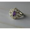 925 Sterling Silver Amethyst 