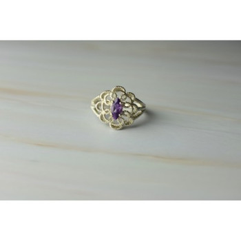 925 Sterling Silver Amethyst 