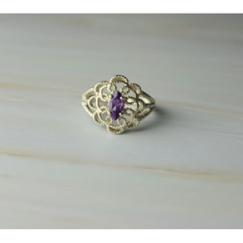 925 Sterling Silver Amethyst 