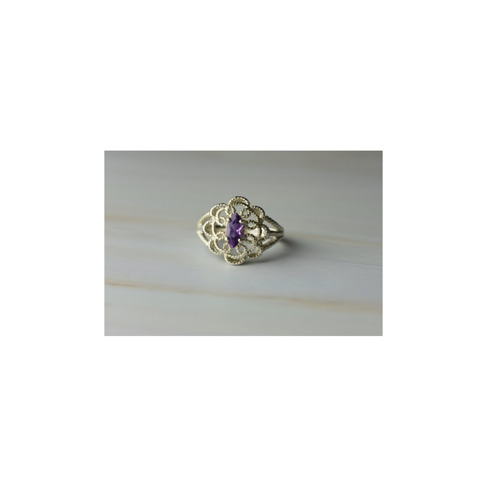 925 Sterling Silver Amethyst 