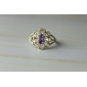 925 Sterling Silver Amethyst 