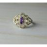 925 Sterling Silver Amethyst 